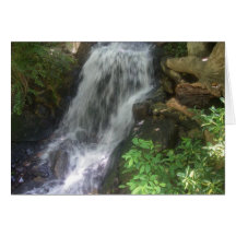 Small Waterfall Greeting Card