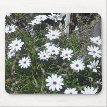 Small White Flower Mousepad