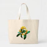 Small Yellow Orchid Canvas Bags