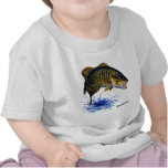 Smallmouth Bass leaping Shirts