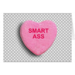 SMART ASS CANDY HEART cards