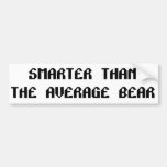 Smart Bear Bumper Stickers