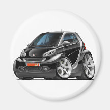 Smart Black Car Magnet