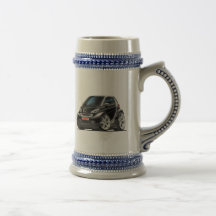 Smart Black Car Mugs