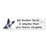 Smart Boston Terrier - Bumper Sticker