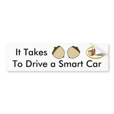 Smart Car Bumper Sticker