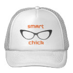 Smart Chick Geek Eyeglasses Trucker Hats