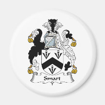 Smart Family Crest Refrigerator Magnets