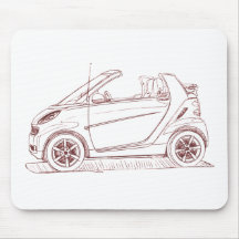 Smart ForTwo Convertible Mouse Pads
