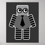 Smart Geek Robot posters