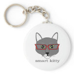 Smart kitty keychain