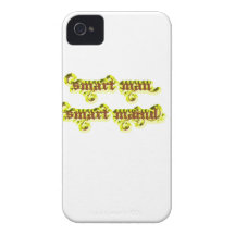 Smart man Smart maind yellow iPhone 4 Case-Mate Cases