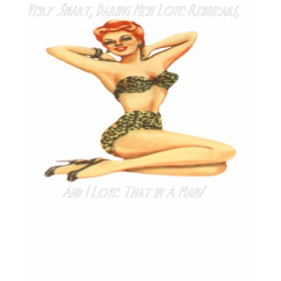 Smart Men Love Redheads T-shirt by rocketjnyc