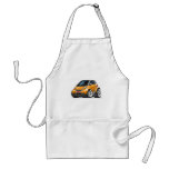 Smart Orange Car aprons