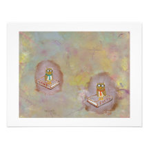 Smart owl art legal facts fun unique art painting custom invites