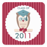 Smart Owl Class of Stickers