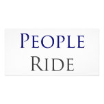 Smart People Ride Bicycles photo cards