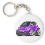 Smart Purple Car keychains