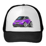 Smart Purple Car Trucker Hats