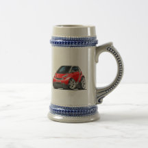 Smart Red Car Mugs