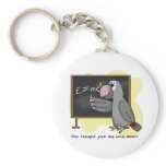 Smart Timneh African Grey Keychain