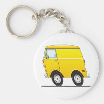 Smart Van Yellow Key Chains