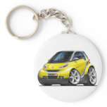 Smart Yellow Car keychains