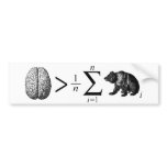 Smarter Than The Average Bear bumper stickers