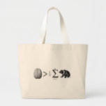 Smarter Than The Average Bear Canvas Bag
