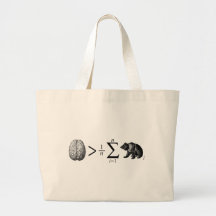 Smarter Than The Average Bear Canvas Bag