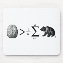 Smarter Than The Average Bear Mousemats