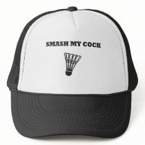 Smash My Badminton Cock Mesh Hat