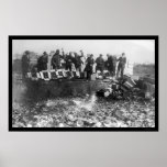 Smashing Beer Bottles Prohibition 1923 Poster