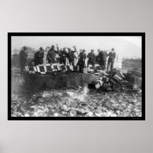 Smashing Beer Bottles Prohibition 1923 Poster