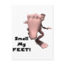 Smell My Feet Big Foot Monster Postcard