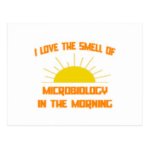 Smell of Microbiology in the Morning Postcard