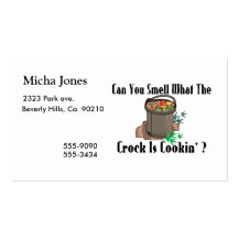 Smell What The Crock Is Cooking Business Cards