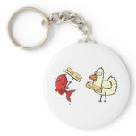 Smells Like Fish Tastes Like Chicken keychains