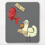 Smells Like Fish Tastes Like Chicken mousepads