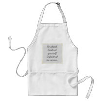 Smile at Yourself Affirmation Aprons
