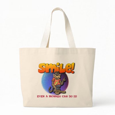 Smile Canvas Bags by SWOTsolutions