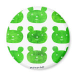 smile bear green