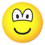 Smile! big tellow emoticon sticker
