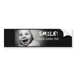 SMILE! bumper stickers