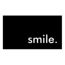smile. business card templates