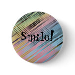Smile! Diagonal Pastels Button