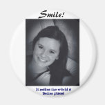 smile fridge magnet