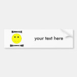 Smile god loves you bumper sticker bumper stickers