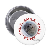 Smile...I only Bite! Badge Pinback Button