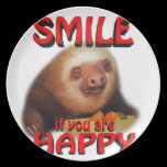 smile if you are happy. plates